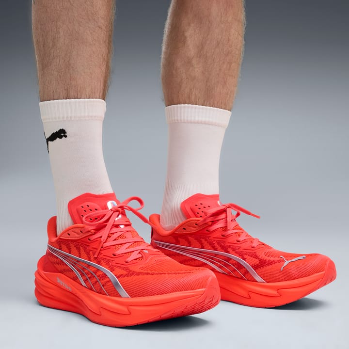 Puma Men's Deviate Nitro 4 Ultra Red-silver Puma