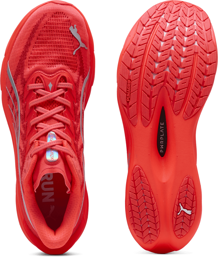 Puma Men's Deviate Nitro 4 Ultra Red-silver Puma