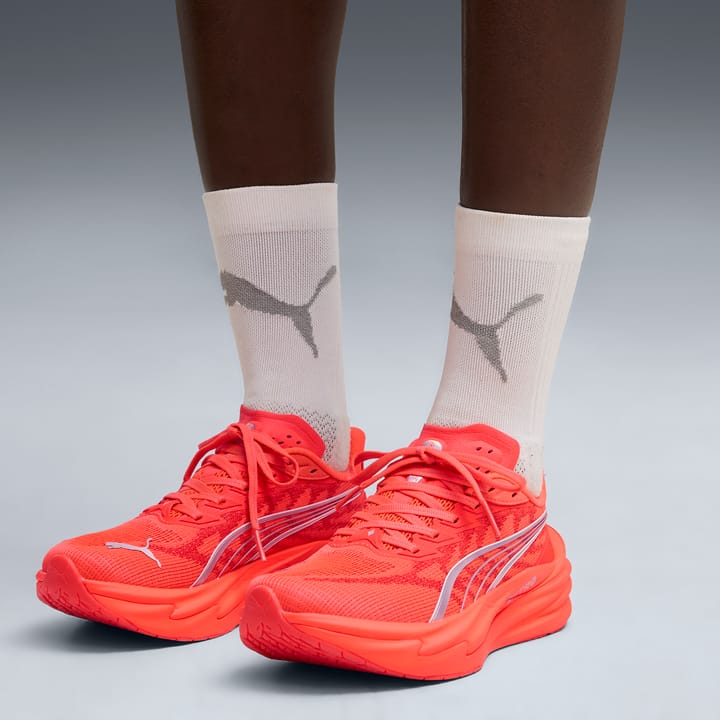 Puma Women's Deviate Nitro 4 Ultra Red-silver Puma