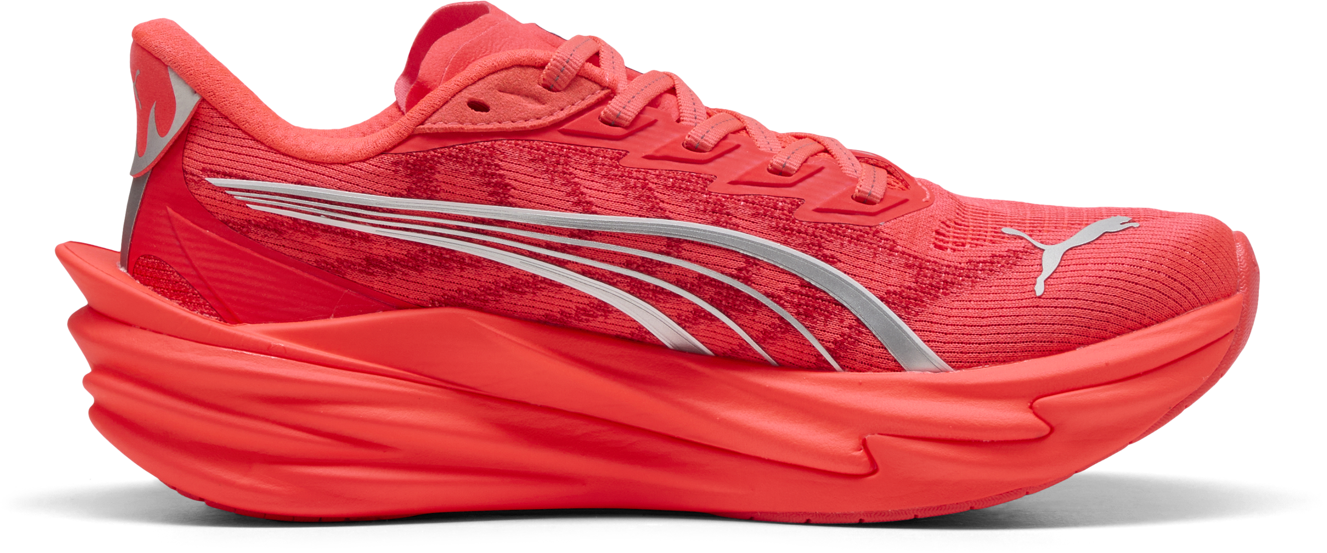 Puma Women's Deviate Nitro 4 Ultra Red-silver