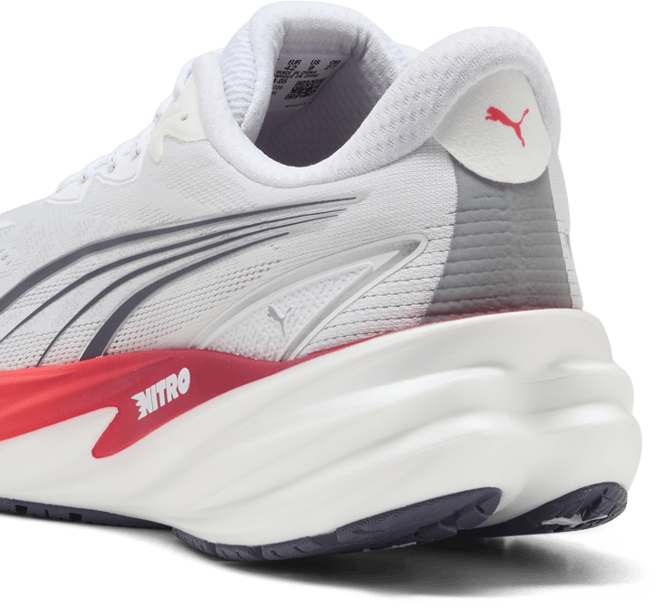 Puma Men's Velocity Nitro 5 White-ultra Red Puma