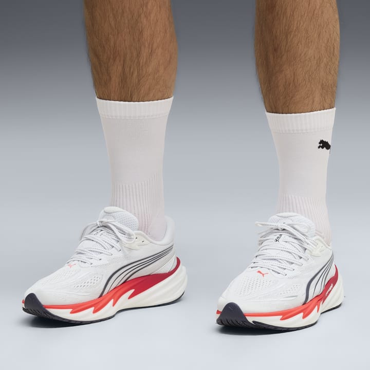 Puma Men's Velocity Nitro 5 White-ultra Red Puma