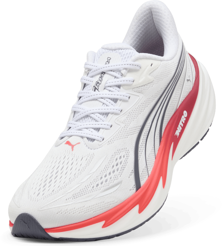 Puma Men's Velocity Nitro 5 White-ultra Red Puma