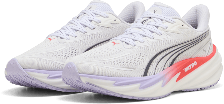 Puma Women's Velocity Nitro 5 White-ultra Red-light Lavender Puma