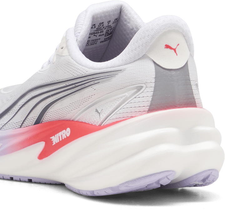 Puma Women's Velocity Nitro 5 White-ultra Red-light Lavender Puma