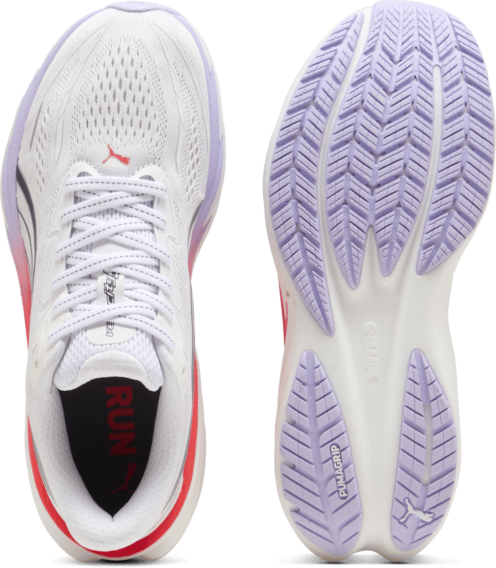 Puma Women's Velocity Nitro 5 White-ultra Red-light Lavender Puma