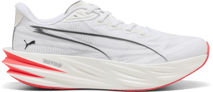 Puma Women's Deviate Pure Nitro White-ultra Red Puma