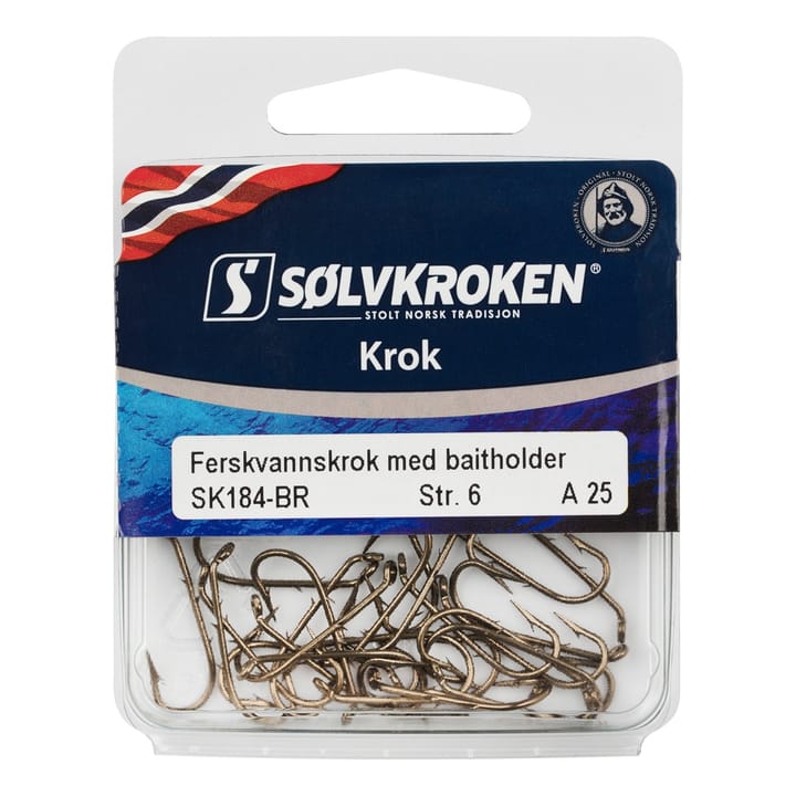 Sølvkroken Markkrok SK184-BR str 8 A 10stk Bronze Sølvkroken