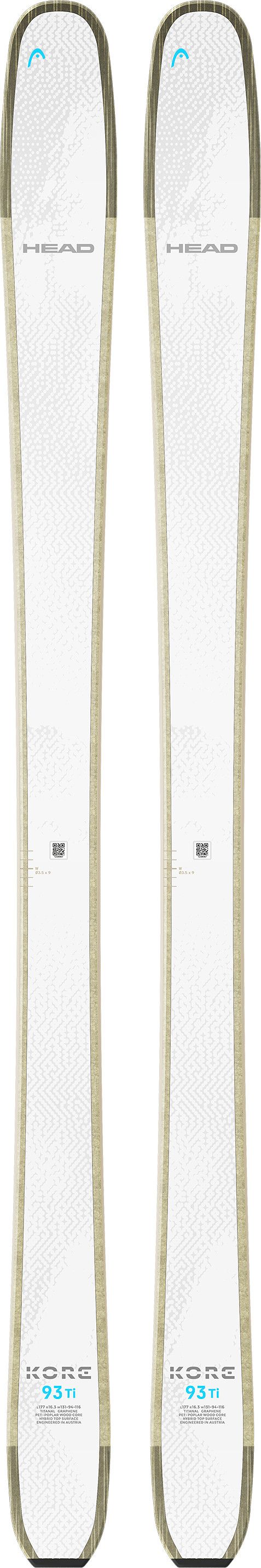 Head Women's Kore 93 Ti White/blue Head