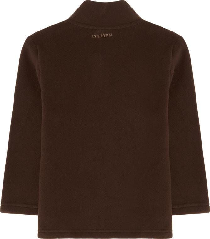 Isbjörn of Sweden Kids' & Teens' Cloud Half Zip Fleece  Chocolate Isbjörn of Sweden