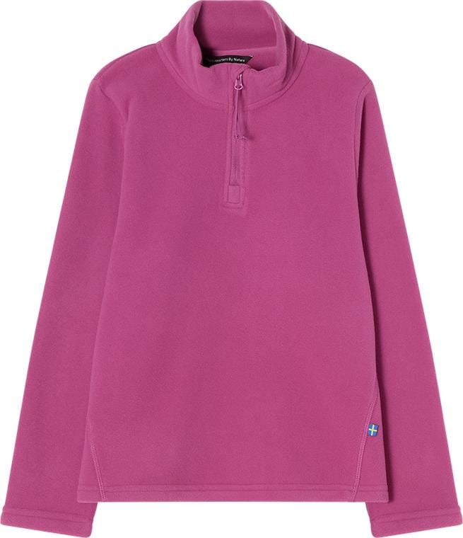 Isbjörn of Sweden Kids' & Teens' Cloud Half Zip Fleece  Wild Rose
