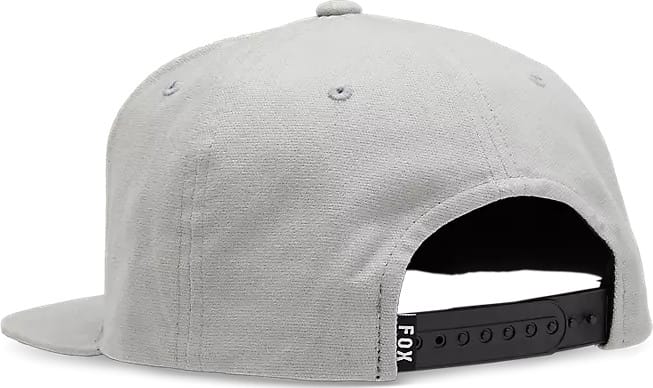 Fox Fox Head Snapback Hat Steel Grey Fox