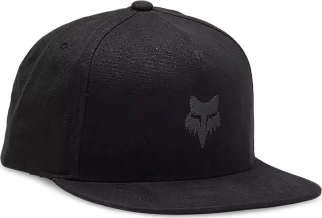 Fox Fox Head Snapback Hat Black/charcoal Fox