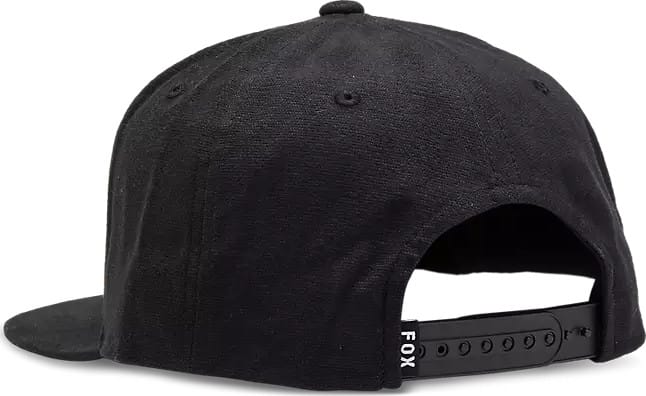 Fox Fox Head Snapback Hat Black/charcoal Fox
