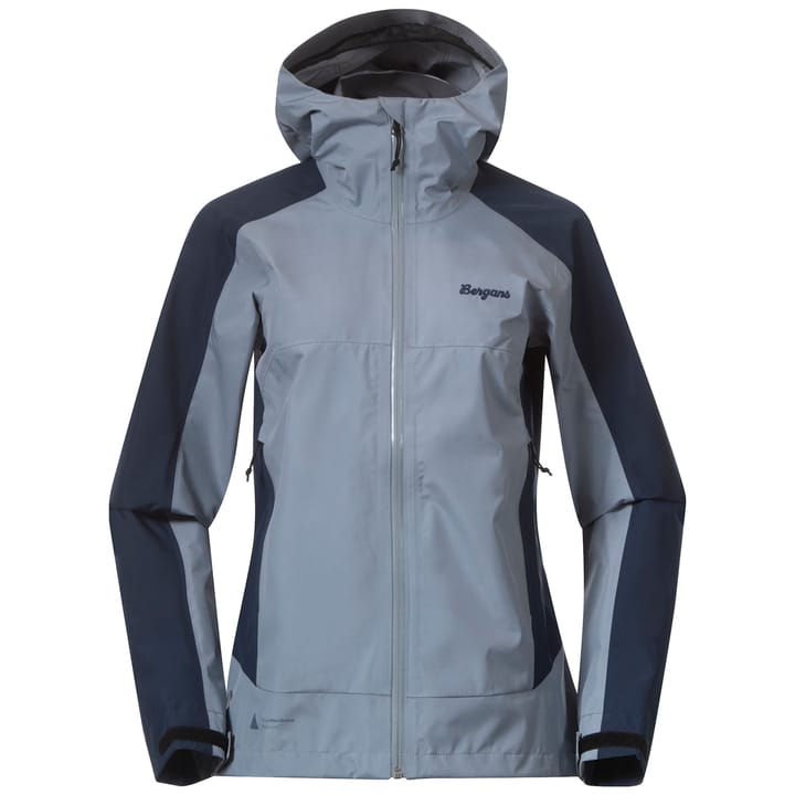 Bergans Women's Vaagaa Light 3l Shell Jacket Husky Blue/Navy Blue Bergans