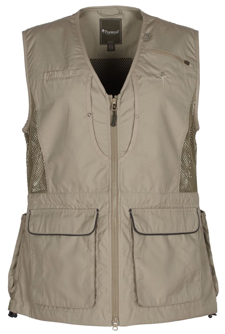 Pinewood Women's Dog Sports 2.0 Vest Light Khaki Pinewood Pinewood Women's Dog Sports 2.0 Vest Light Khaki Pinewood