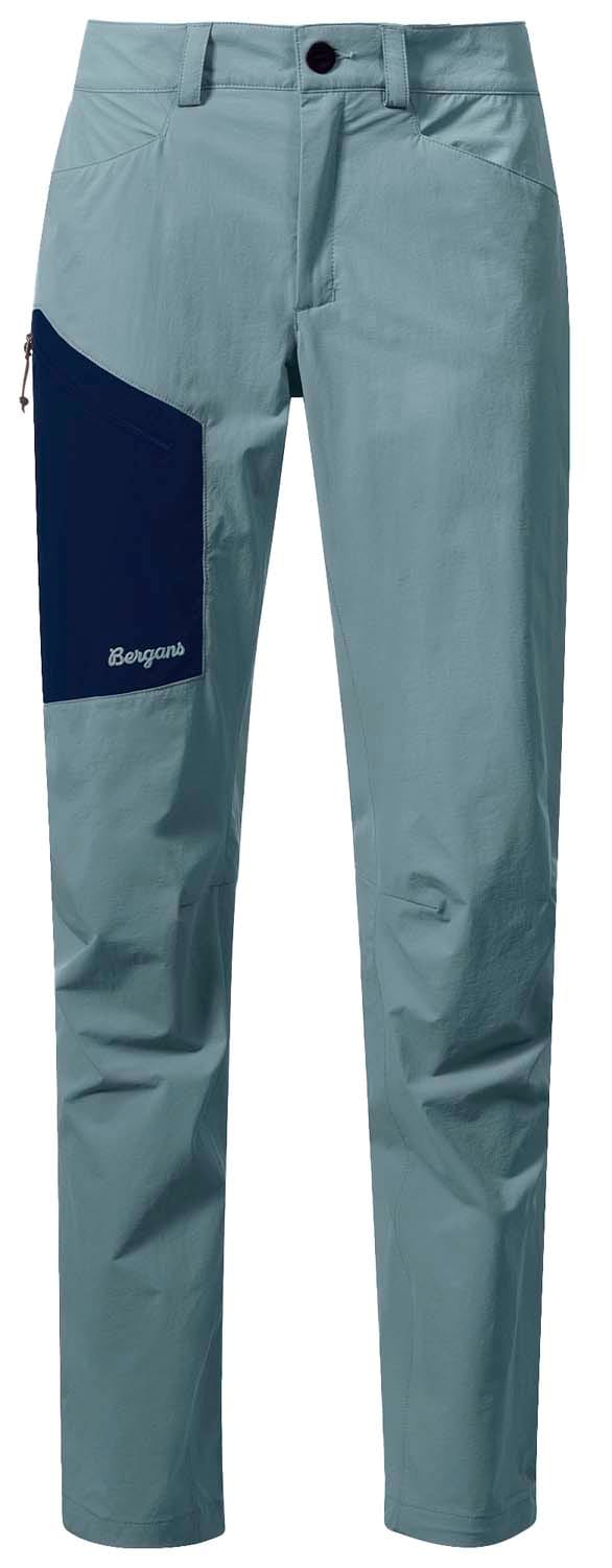 Bergans Women's Vaagaa Light Softshell Pants Husky Blue/Navy Blue