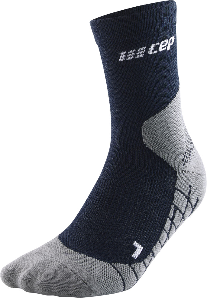 CEP Men's Hiking Light Merino Mid Cut Compression Socks Blue Vandringsstrumpor 39-42