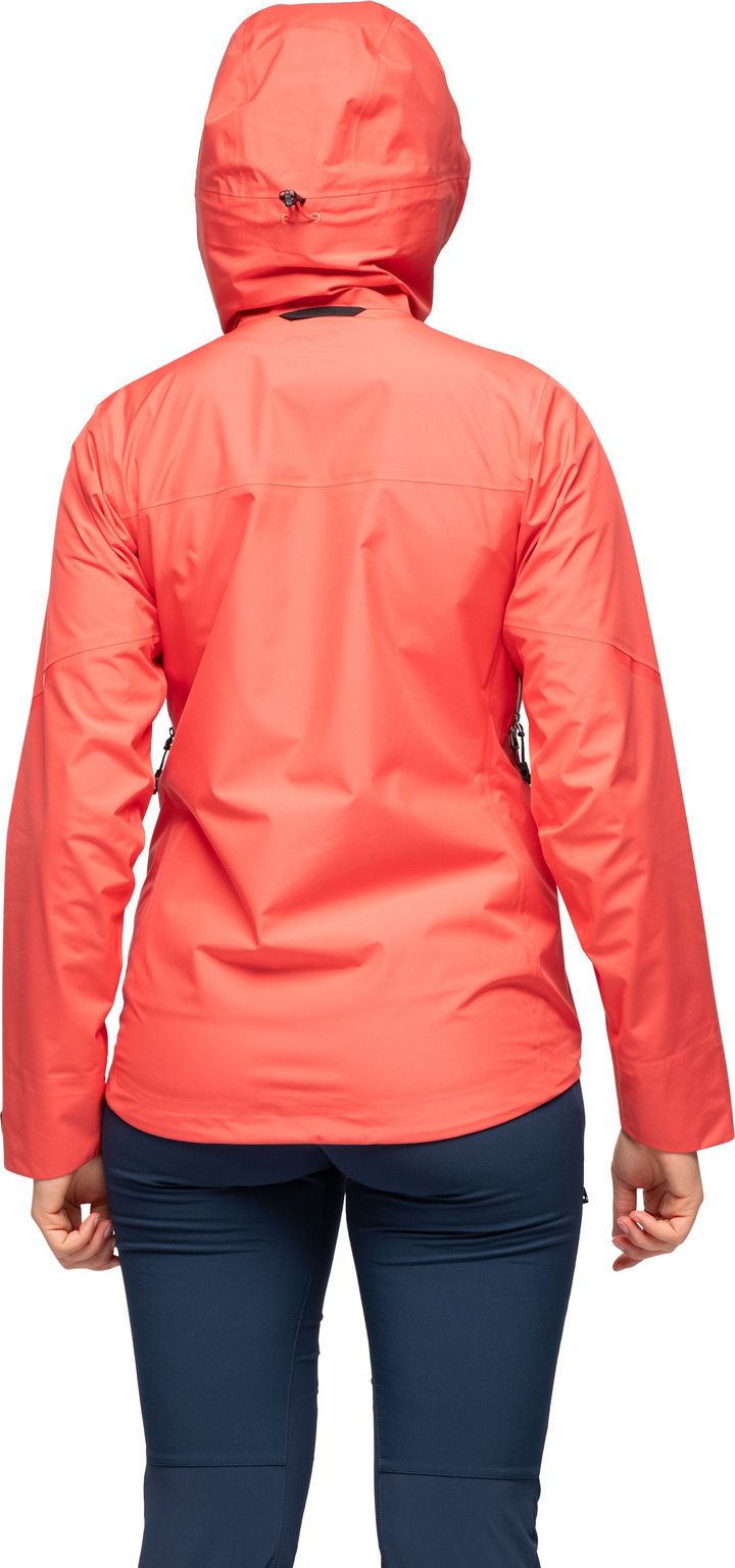 Bergans Women's Rabot Light 3L Shell Jacket Peachy Red Bergans