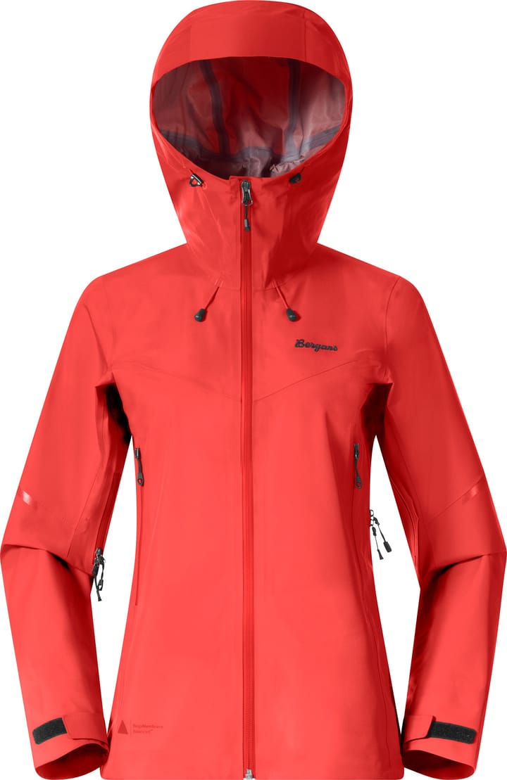 Bergans Women's Rabot Light 3L Shell Jacket Peachy Red Bergans