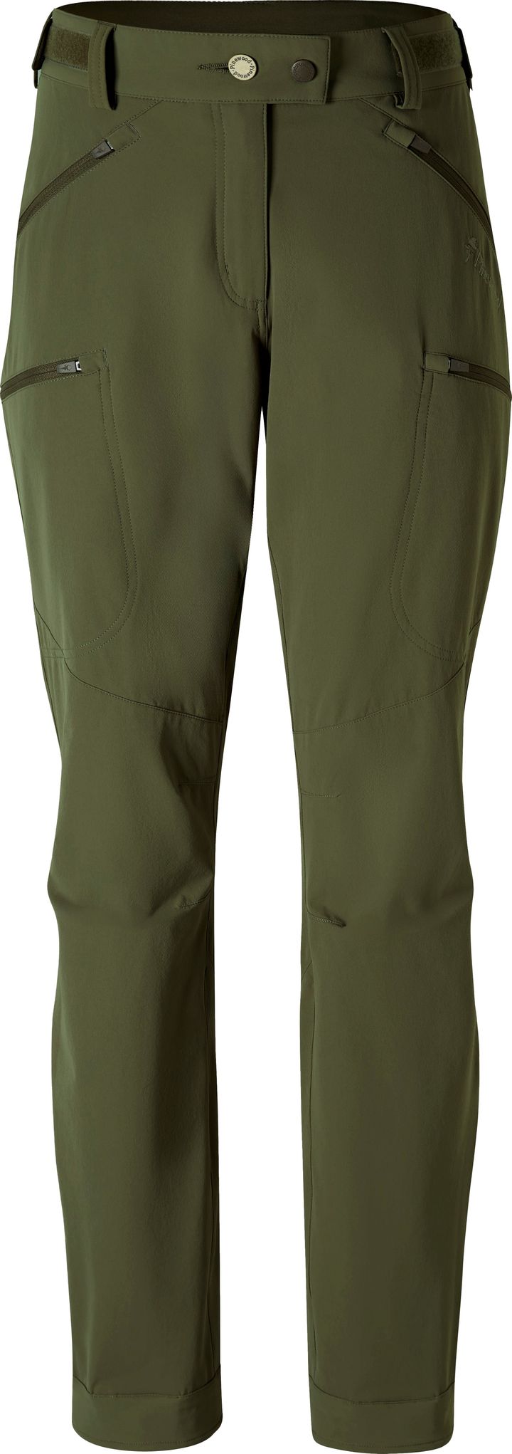 Pinewood Women's Abisko Light Stretch Pants Mossgreen/mossgreen Pinewood