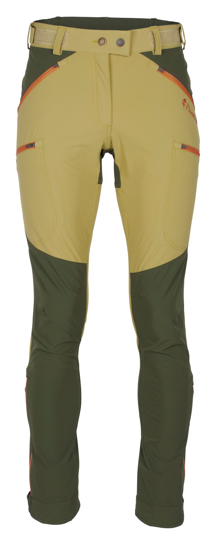 Pinewood Women's Abisko Light Stretch Pants Goldenhay/Mossgreen Pinewood