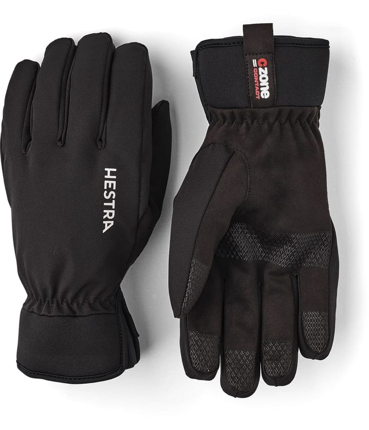 Hestra Czone Contact Glove -5 Finger Svart Hestra