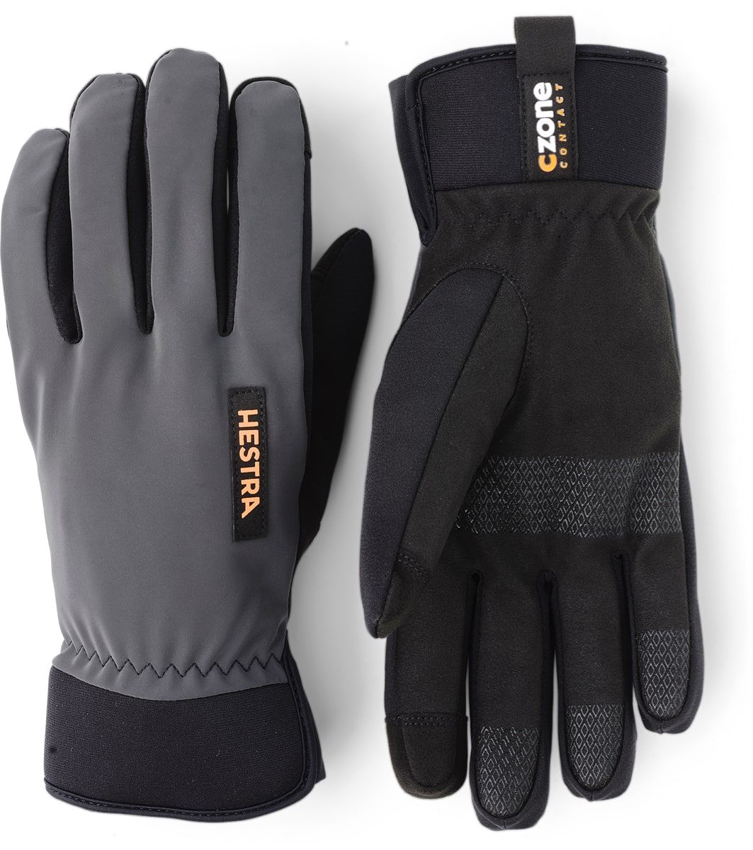 Hestra Czone Contact Glove -5 Finger Dark Grey