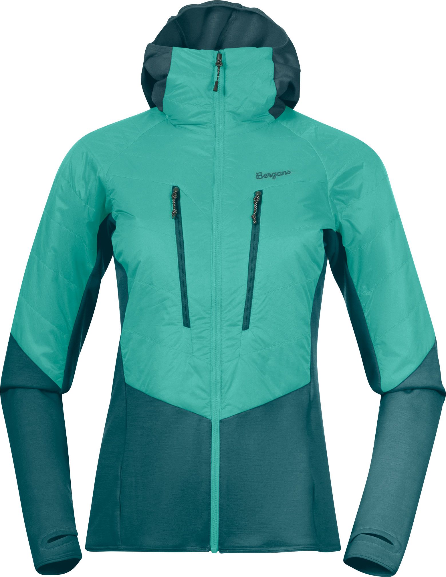 Bergans Women's Tind Light Insulated Jacket Light Malachite Green/Malachite Green