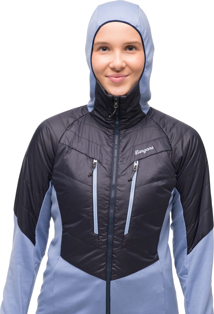 Bergans Women's Tind Light Insulated Jacket  Navy Blue/Blueberry Milk Bergans