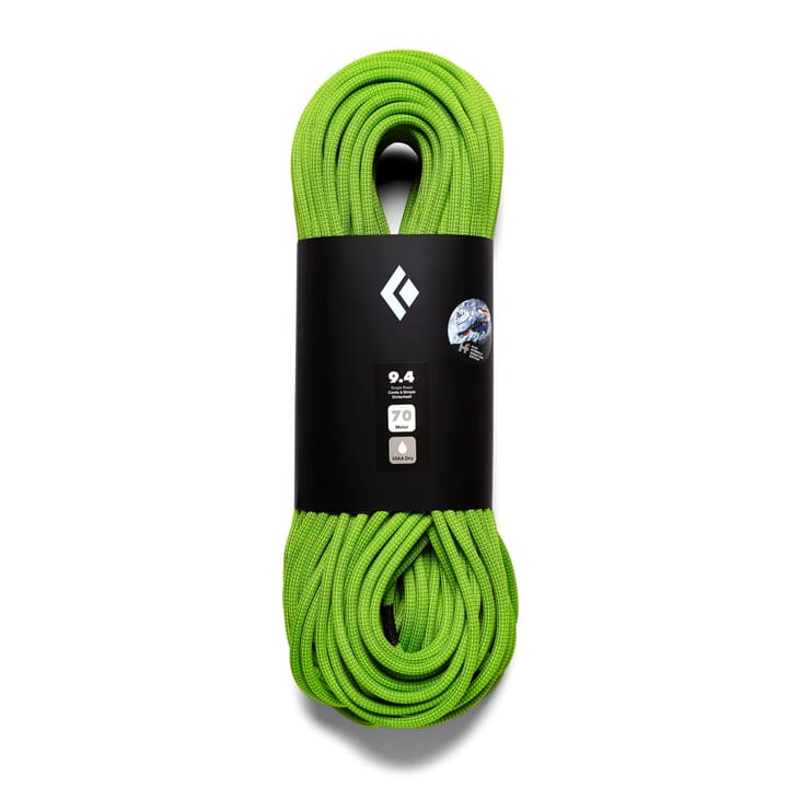 Black Diamond 9.4 Rope - 70m - Dry Honnold E Green/Yellow Black Diamond Black Diamond 9.4 Rope - 70m - Dry Honnold E Green/Yellow Black Diamond