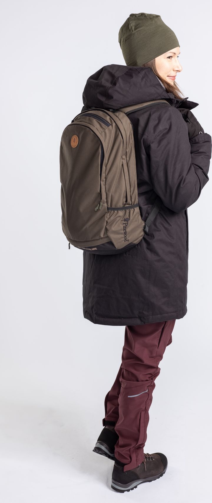 Pinewood Women's Padded Winter Parka/Jacket Black Pinewood