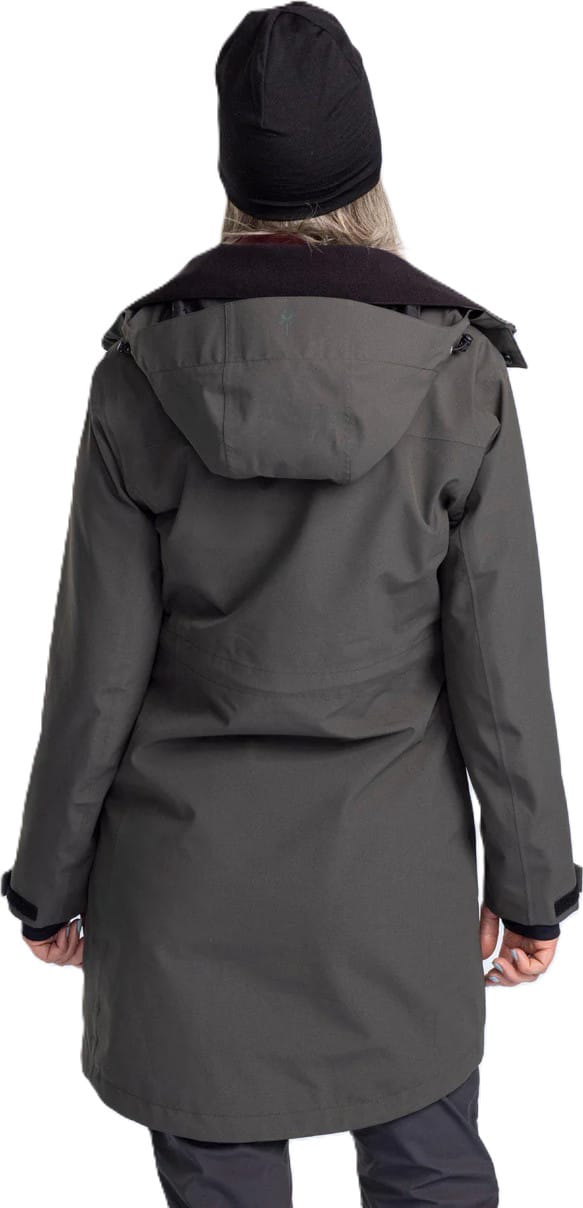 Pinewood Women's Rain Parka Dark Green Pinewood