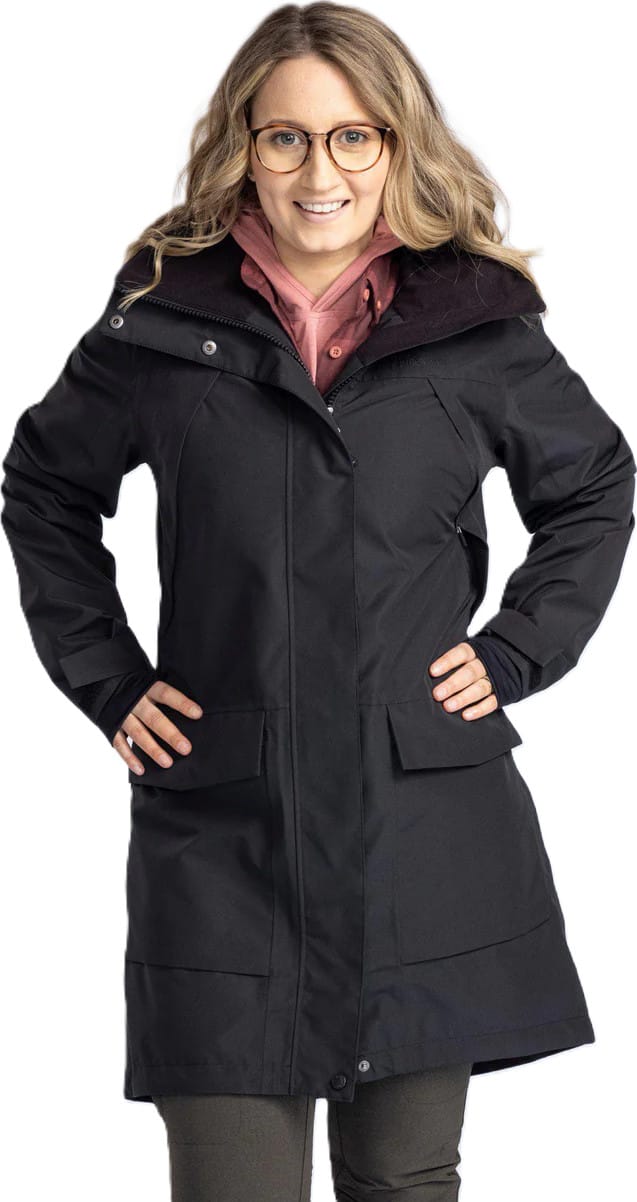Pinewood Women's Rain Parka Black Pinewood