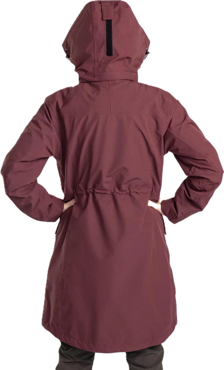 Pinewood Women's Rain Parka Earth Plum Pinewood