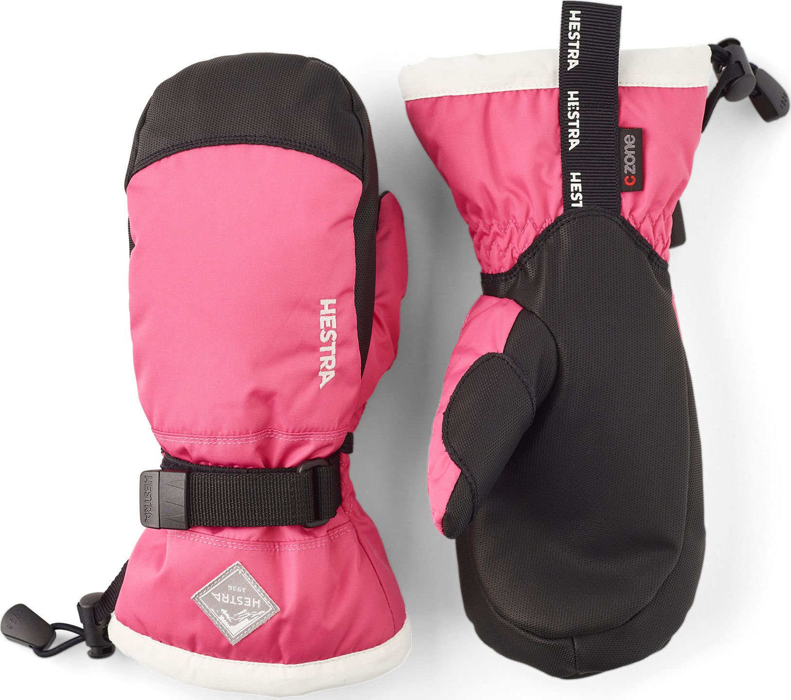 Hestra Juniors' Gauntlet Czone Mitt Fuchsia