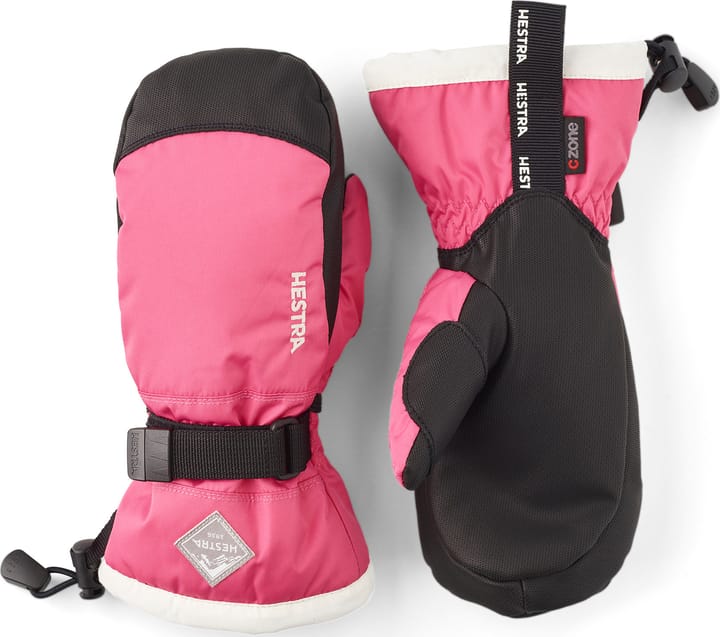 Hestra Juniors' Gauntlet Czone Mitt Fuchsia/Ivory Hestra