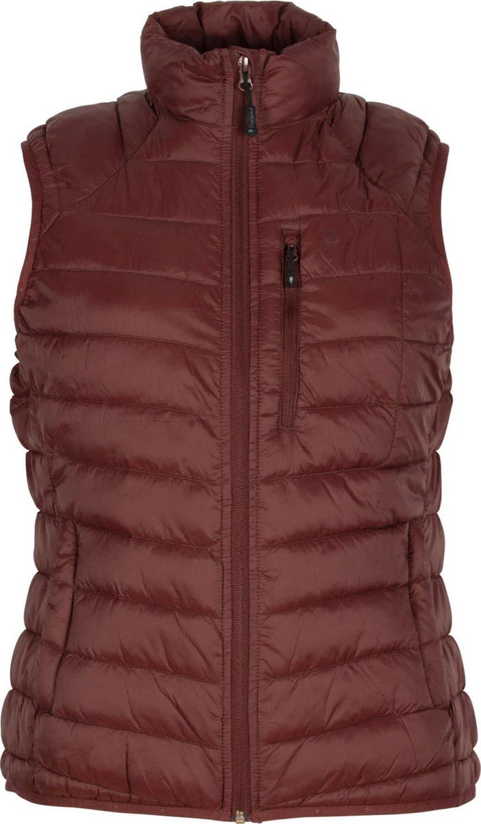 Pinewood Women's Abisko Insulation Vest Earth Plum Pinewood