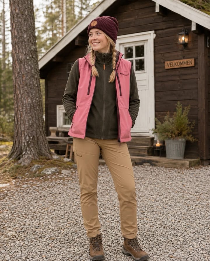 Pinewood Women's Finnveden Power Fleece Jacket Moss Green Pinewood