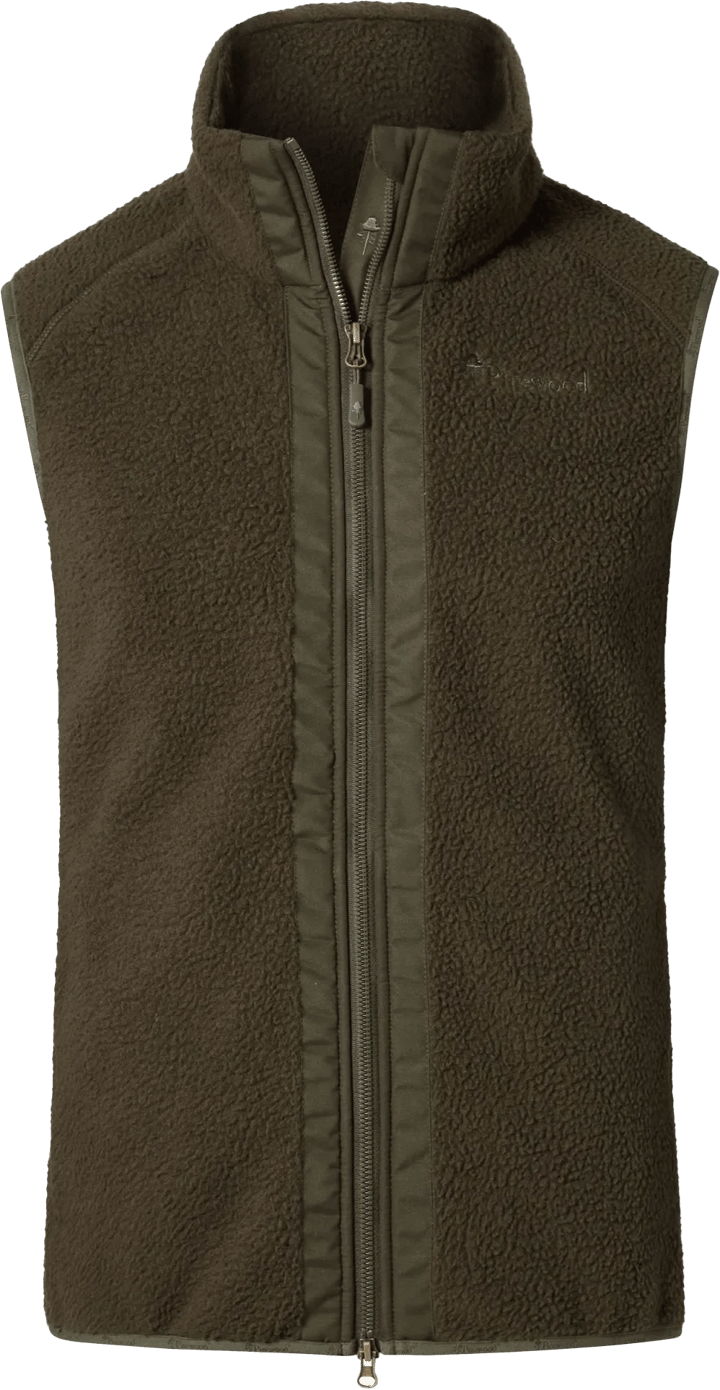 Pinewood Women's Pinewood Pile Fleece Vest Moss Green Pinewood