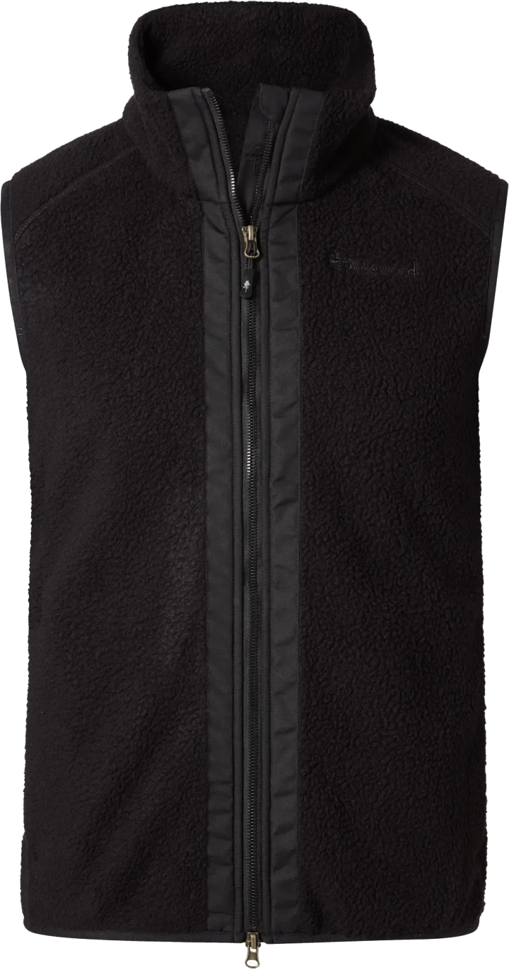 Pinewood Women's Pinewood Pile Fleece Vest Black Pinewood