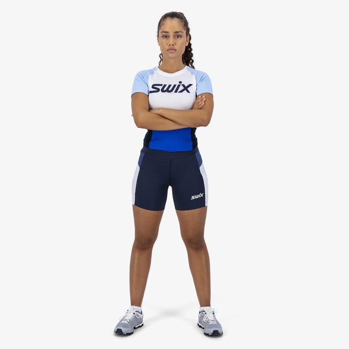 Swix Women's Motion Premium Short Tights Dark Navy/Lake Blue Swix Swix Women's Motion Premium Short Tights Dark Navy/Lake Blue Swix