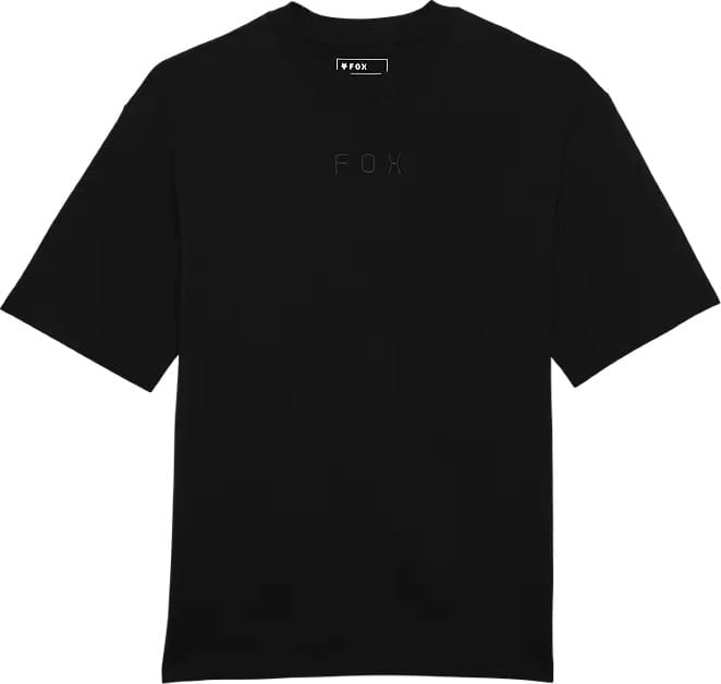 Fox Men's Wordmark Oversized Short Tee Black Fox Fox Men's Wordmark Oversized Short Tee Black Fox