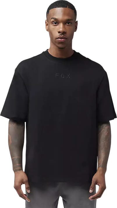 Fox Men's Wordmark Oversized Short Tee Black Fox