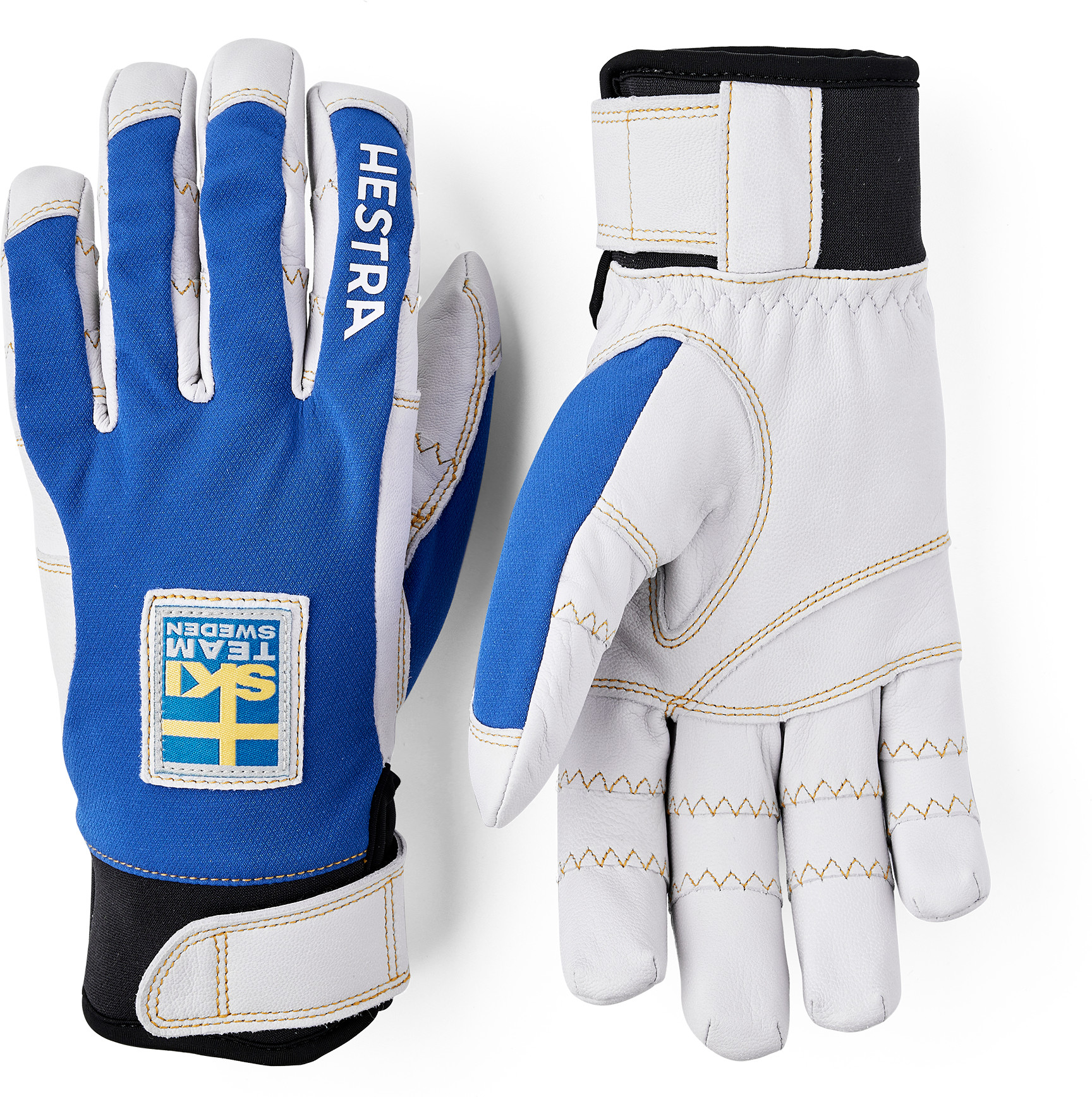 Royal blue/yellow