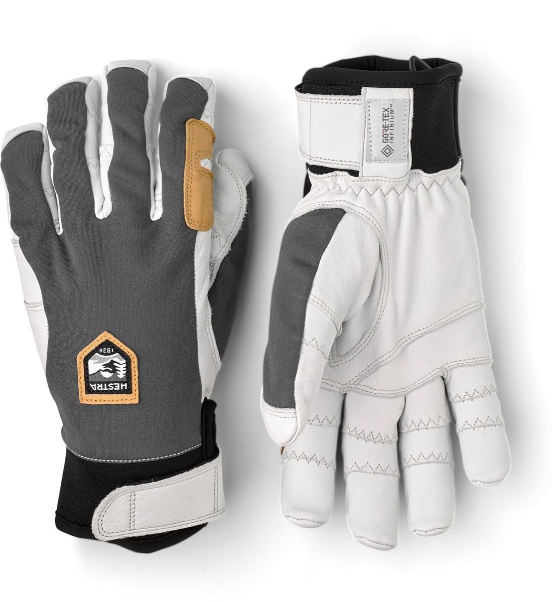 Hestra Ergo Grip Active - 5 Finger Grå/Offwhite