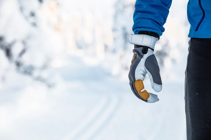 Hestra Ergo Grip Active - 5 Finger Grå/Offwhite Hestra