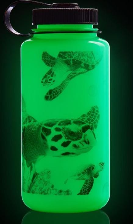Nalgene 1 L Wm Bottle Glow With Black Turtle Nalgene