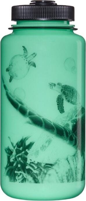 Nalgene 1 L Wm Bottle Glow With Black Turtle