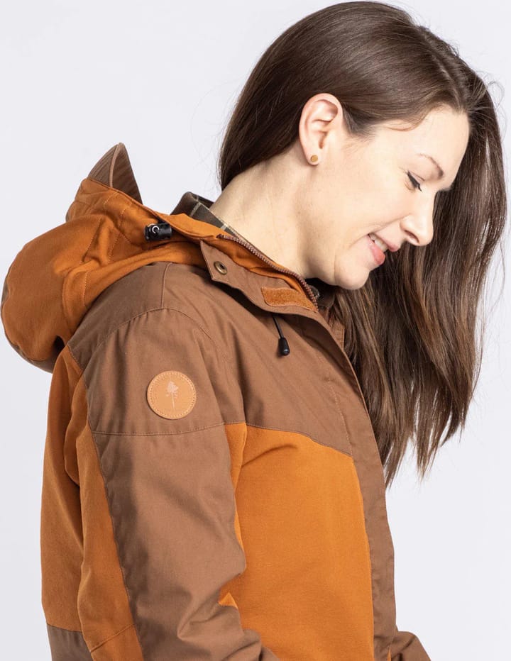 Pinewood Women's Finnveden Hybrid Extreme Jacket Fudge/Nougat Pinewood